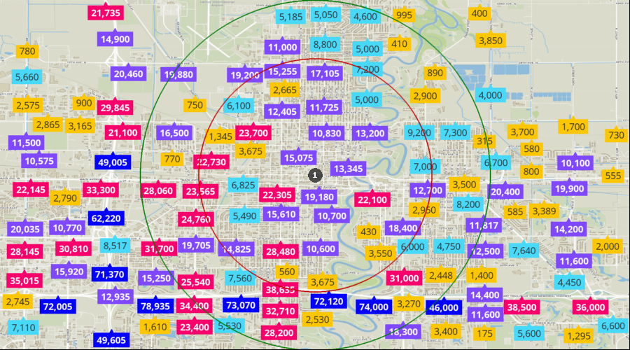 Fargo, North Dakota - Daily Average Traffic Count